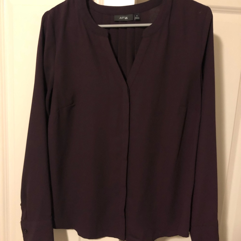 Apt. 9 Women’s Purple Career Blouse - Medium